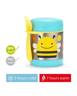 Skip Hop Zoo Termoska na jídlo se lžičko/vidličkou 325ml, 12m+ Včelka