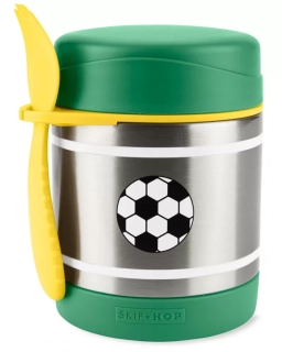 SKIP HOP Spark Style Termoska na jídlo se lžičkou/vidličkou 325 ml, 3r+ Fotbal