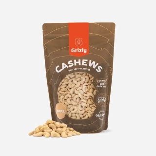 GRIZLY Kešu Natural WW320 premium, 1000 g
