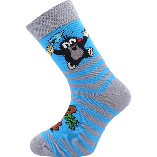 BOMA ponožky dětské KRTEK obrázkové CHLAPECKÉ, vel. 25-29
