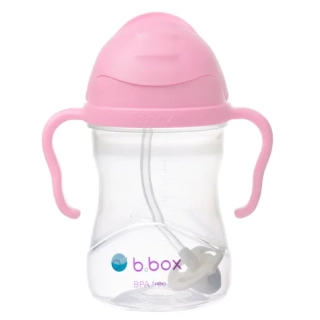 b.box hrneček s brčkem třešňový květ 240 ml