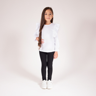 Dívčí černé legíny, 128