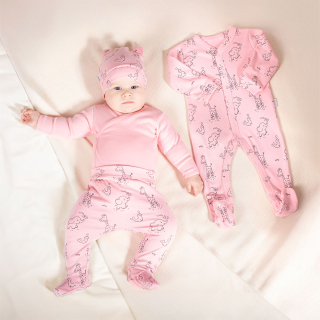 Sopurava do nemocnice, růžová, zvířatka, 48/52