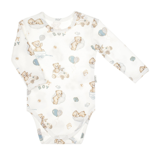 Body s dlouhým rukávem, chlapci, medvídci, TEDDY, vel. 74