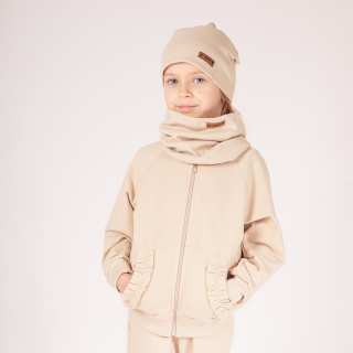 Dívčí mikina, béžová, Tola, vel. 134