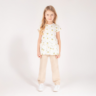 Dívčí tepláky, béžové, Tola, vel. 62