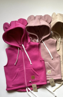 U ANULI Vesta tepláková starorůžová, vel. 98