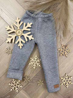 Zateplené šedé legíny Zuzi, vel. 92