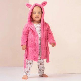 Dětský župan, růžový, vel. 98/104
