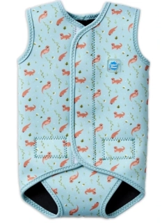 Splash About Baby neoprén-kombi - Playful Otters, 0-6 m