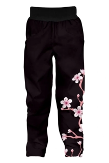 Wamu Softshellové kalhoty dětské, SAKURY, fialová