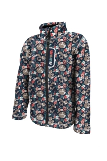 Wamu Fleecová mikina dětská, LIŠKY, tmavě modrá