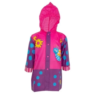 PIDILIDI Pláštěnka PVC motýl, holka, vel. 98/104